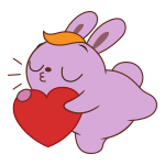 Набор стикеров Bunny Love для Viber - фото 1