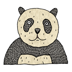Набор стикеров Freaky Panda Stickers для Viber - фото 1