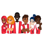 Набор стикеров Join the Red Team! для Viber - фото 1