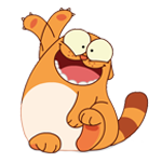 Набор стикеров LegCat для Viber - фото 1