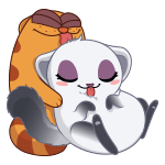 Набор стикеров Lola and Legcat = Forever для Viber - фото 1