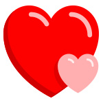 Набор стикеров Valentine Hearts для Viber - фото 1