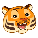 Набор стикеров WWF Tigers x 2 для Viber - фото 1