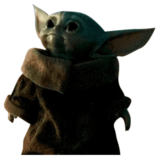 Набор стикеров Baby Yoda для WhatsApp 1