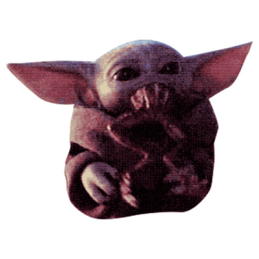 Набор стикеров Baby Yoda для WhatsApp 11