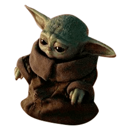 Набор стикеров Baby Yoda для WhatsApp 14