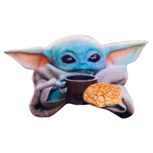 Набор стикеров Baby Yoda для WhatsApp 15