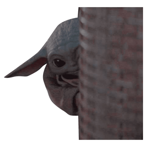 Набор стикеров Baby Yoda для WhatsApp 18