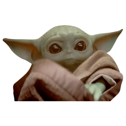 Набор стикеров Baby Yoda для WhatsApp 2