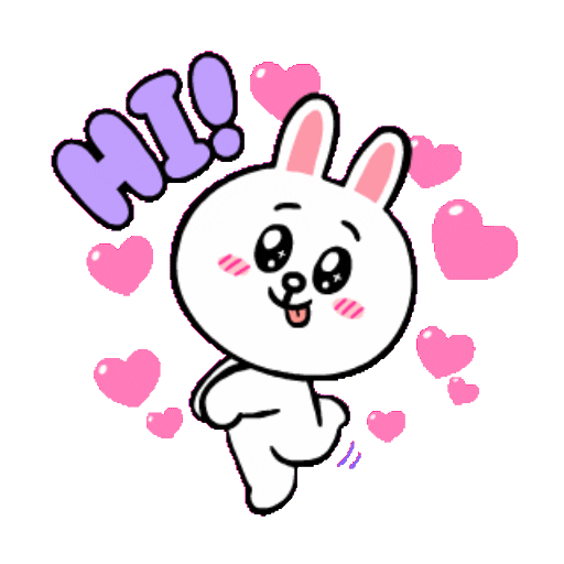 Набор стикеров Brown & Cony's Rosy Love для WhatsApp 1
