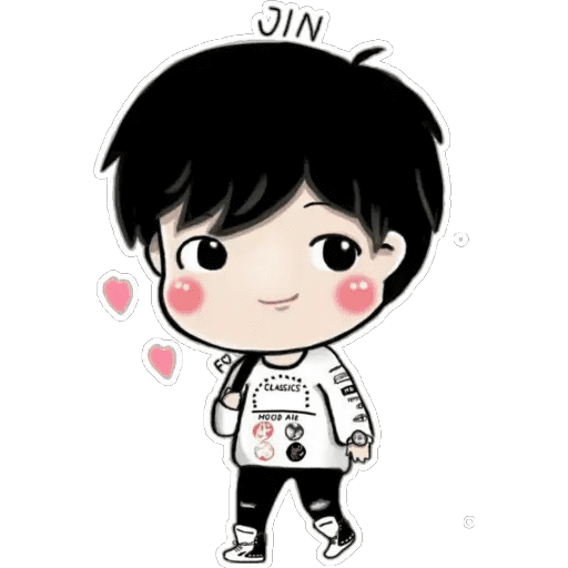 Набор стикеров BTS♦️anime для WhatsApp 22