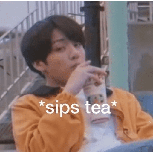 Набор стикеров BTS memes 2 для WhatsApp 24