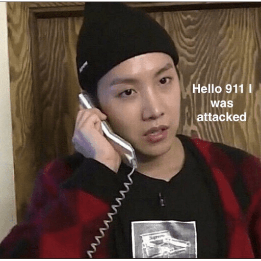 Набор стикеров BTS memes 2 для WhatsApp 27