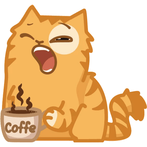 Набор стикеров Cat Peach 1 для WhatsApp 1