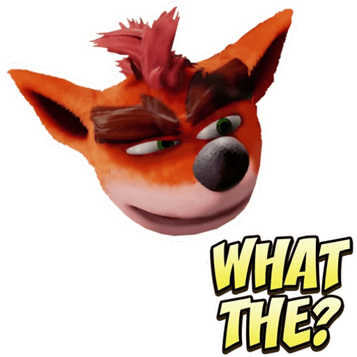 Набор стикеров Crash Bandicoot 2 для WhatsApp 11