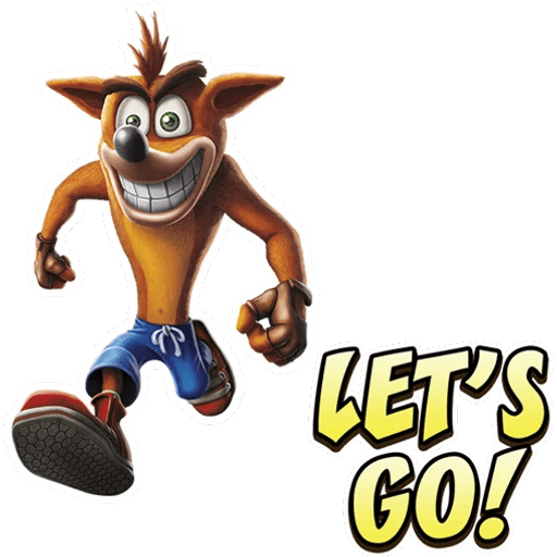 Набор стикеров Crash Bandicoot 2 для WhatsApp 15