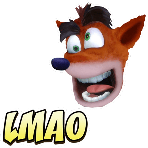 Набор стикеров Crash Bandicoot 2 для WhatsApp 16