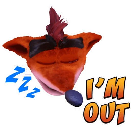 Набор стикеров Crash Bandicoot 2 для WhatsApp 17