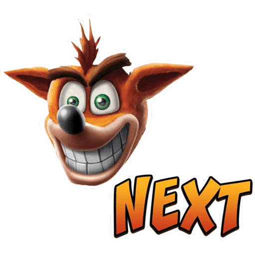 Набор стикеров Crash Bandicoot 2 для WhatsApp 20