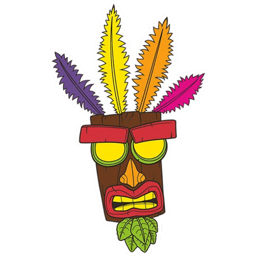 Набор стикеров Crash Bandicoot 2 для WhatsApp 22