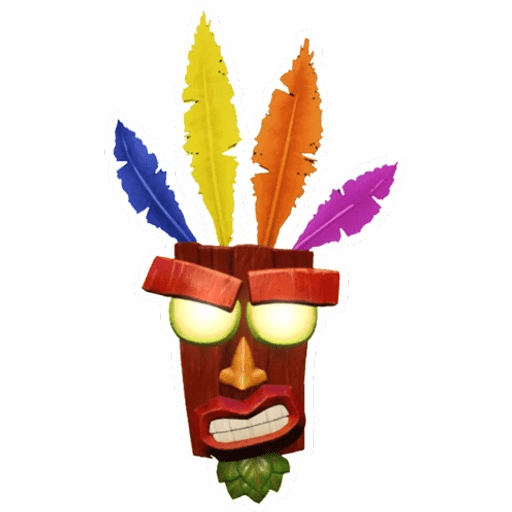 Набор стикеров Crash Bandicoot 2 для WhatsApp 25