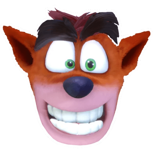 Набор стикеров Crash Bandicoot 2 для WhatsApp 28