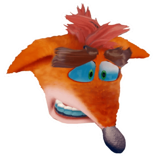 Набор стикеров Crash Bandicoot 2 для WhatsApp 30