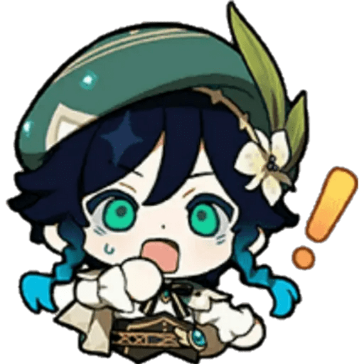 Набор стикеров genshin для WhatsApp 25