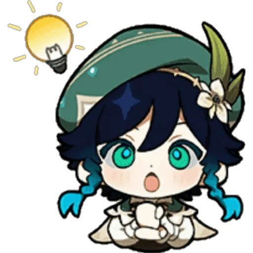 Набор стикеров genshin для WhatsApp 26