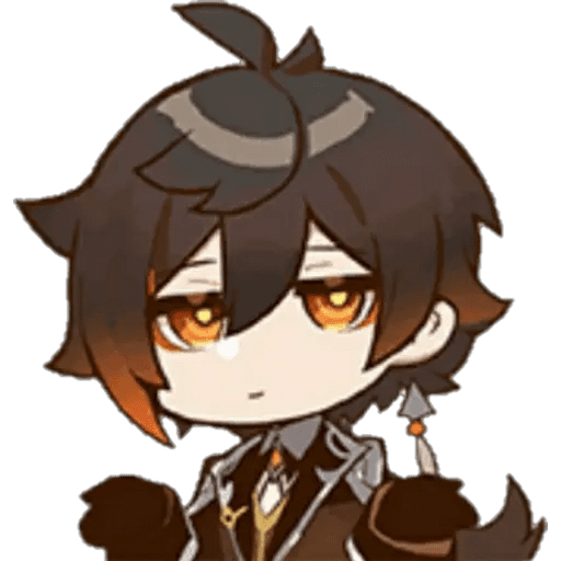 Набор стикеров genshin для WhatsApp 28