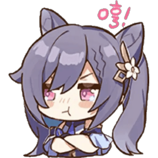 Набор стикеров genshin для WhatsApp 3