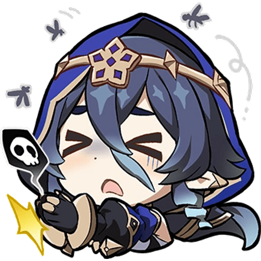 Набор стикеров Genshin Impact 10 для WhatsApp 10