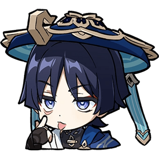 Набор стикеров Genshin Impact 10 для WhatsApp 17