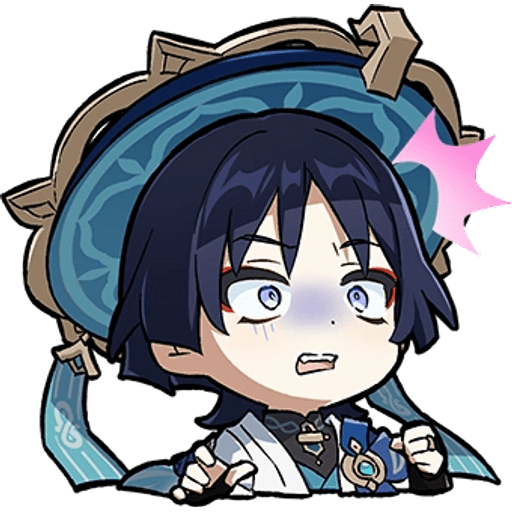 Набор стикеров Genshin Impact 10 для WhatsApp 18