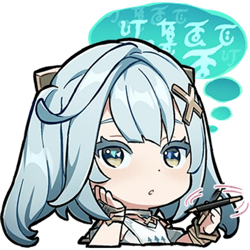 Набор стикеров Genshin Impact 10 для WhatsApp 19