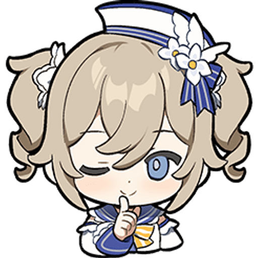 Набор стикеров Genshin Impact 4 для WhatsApp 10