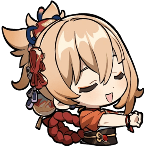 Набор стикеров Genshin Impact 8 для WhatsApp 23