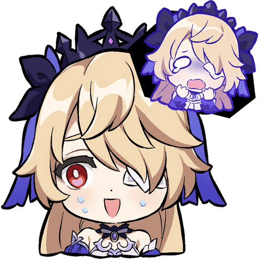 Набор стикеров Genshin Impact 8 для WhatsApp 29