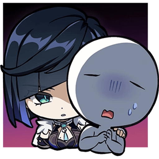 Набор стикеров Genshin Impact 8 для WhatsApp 3