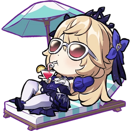 Набор стикеров Genshin Impact 8 для WhatsApp 30