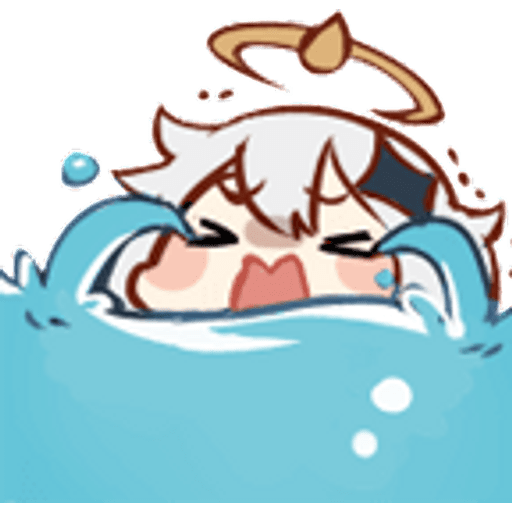 Набор стикеров Genshin Impact Paimon 1 для WhatsApp 24