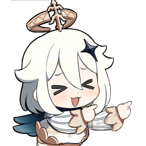 Набор стикеров Genshin Impact Paimon 1 для WhatsApp 25