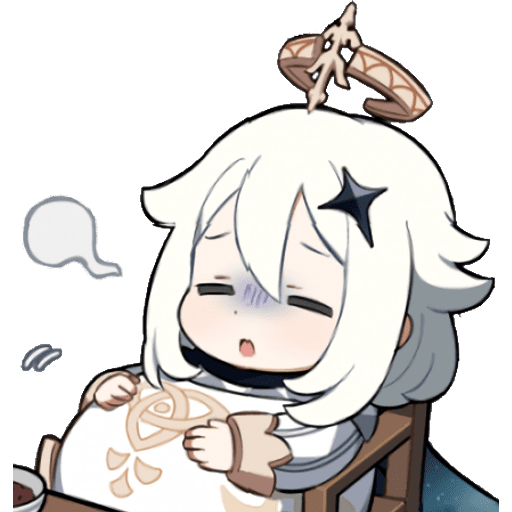 Набор стикеров Genshin Impact Paimon 1 для WhatsApp 26