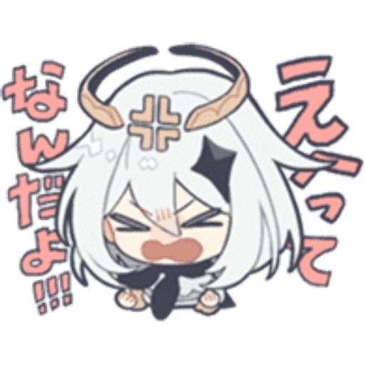 Набор стикеров Genshin Impact Paimon 2 для WhatsApp 11