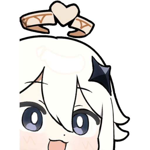 Набор стикеров Genshin Impact Paimon 2 для WhatsApp 17