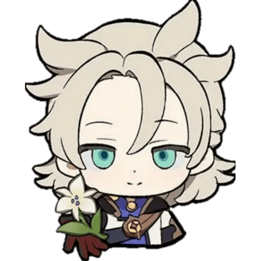 Набор стикеров genshin pt 2 для WhatsApp 21