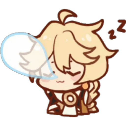 Набор стикеров genshin pt 2 для WhatsApp 4