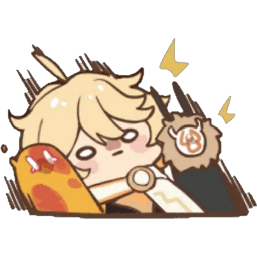 Набор стикеров genshin pt 2 для WhatsApp 5