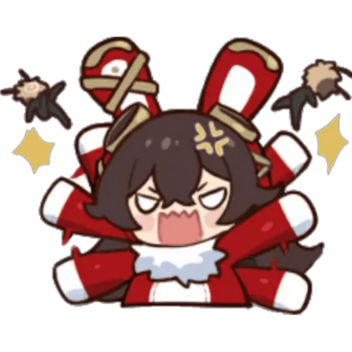 Набор стикеров genshin pt 2 для WhatsApp 8