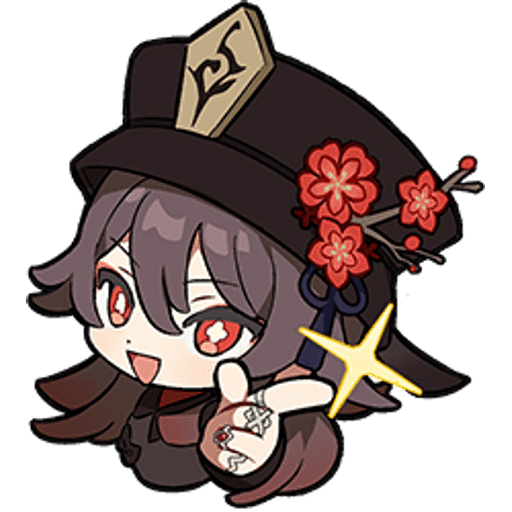 Набор стикеров Genshin stickers pt2 для WhatsApp 25